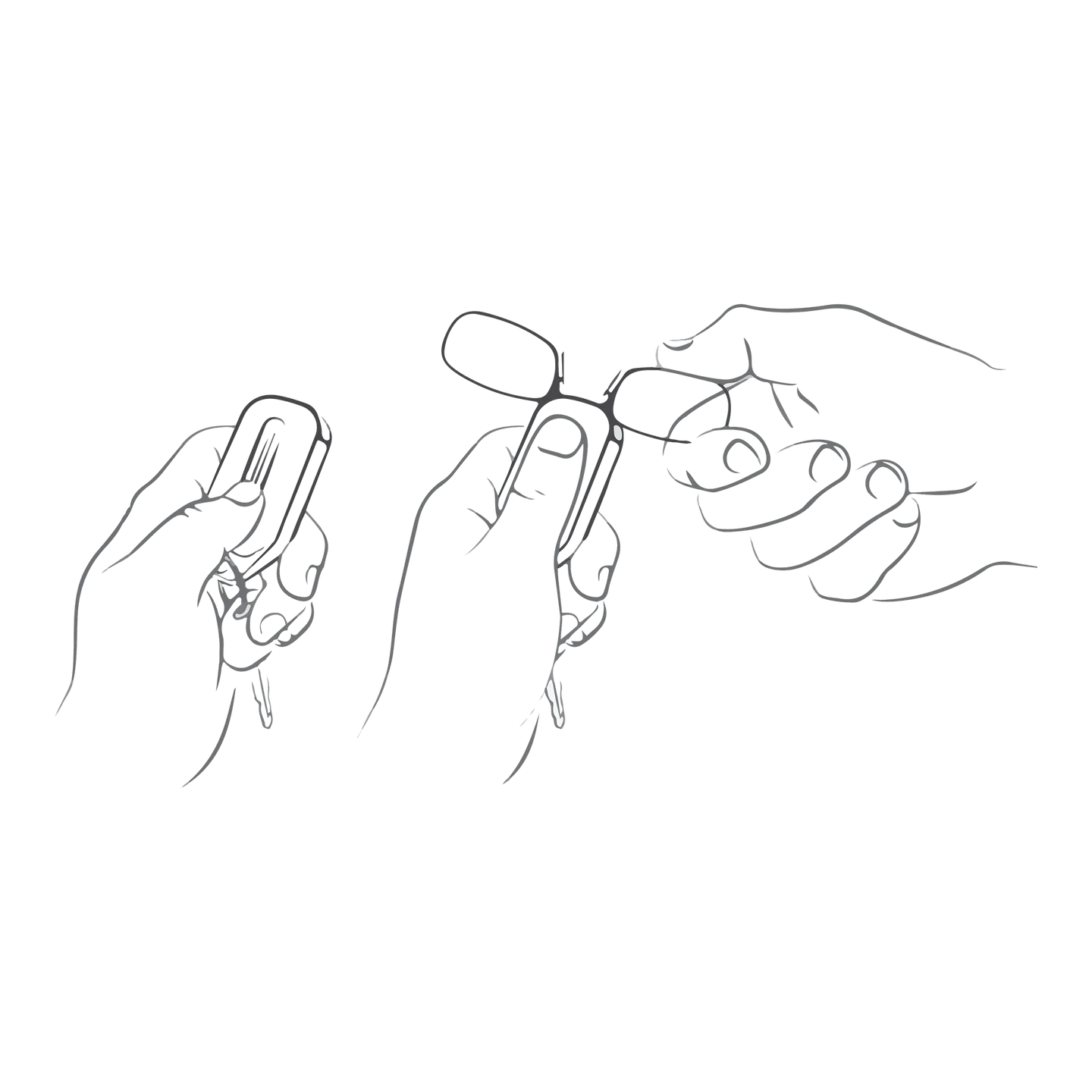 Readers + Črn obesek za ključe (Etui) - ThinOptics